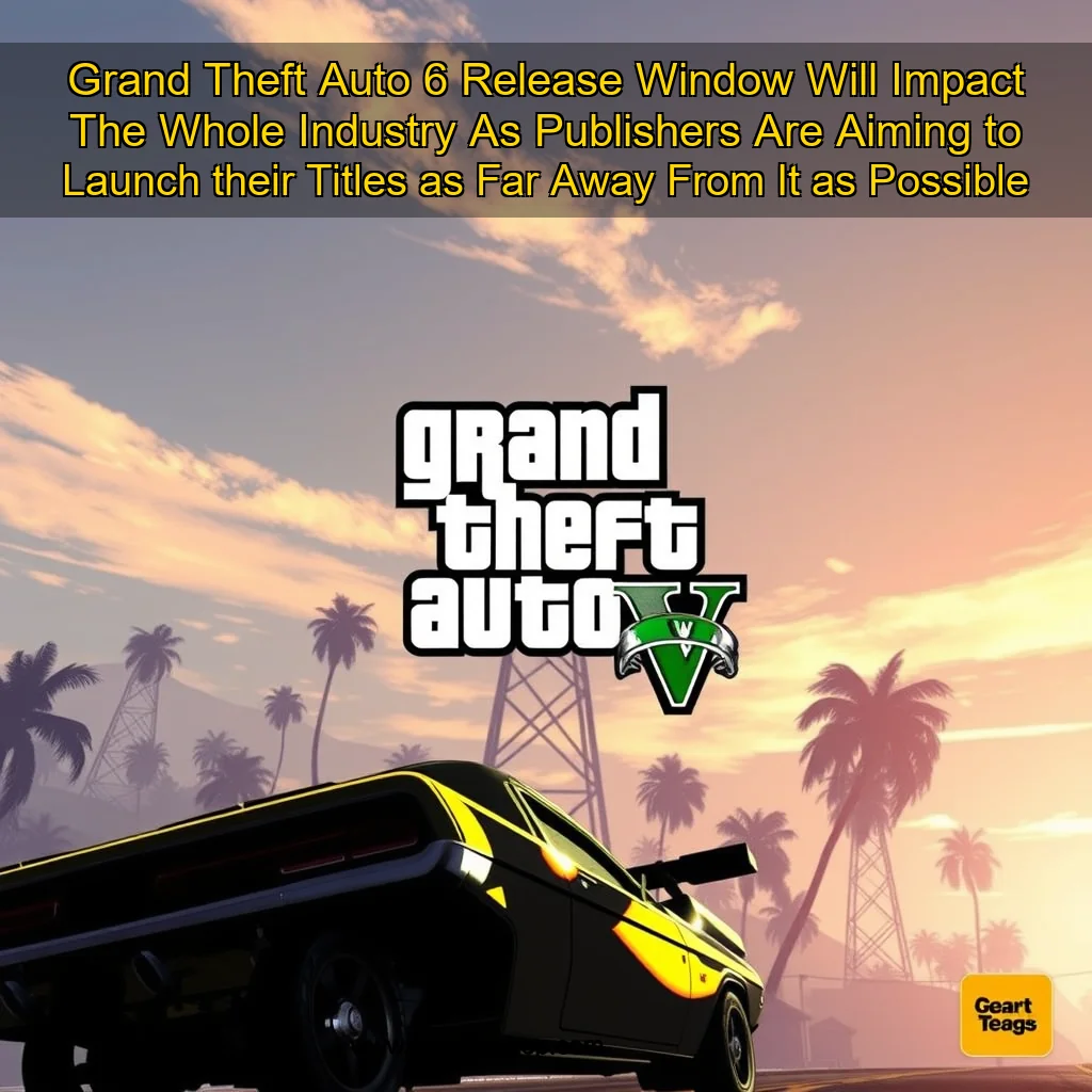 Artistic representation for Grand Theft Auto 6 Release Window Will Impact The Whole Industry As Publishers Are Aiming to Launch their Titles as Far Away From It as Possible