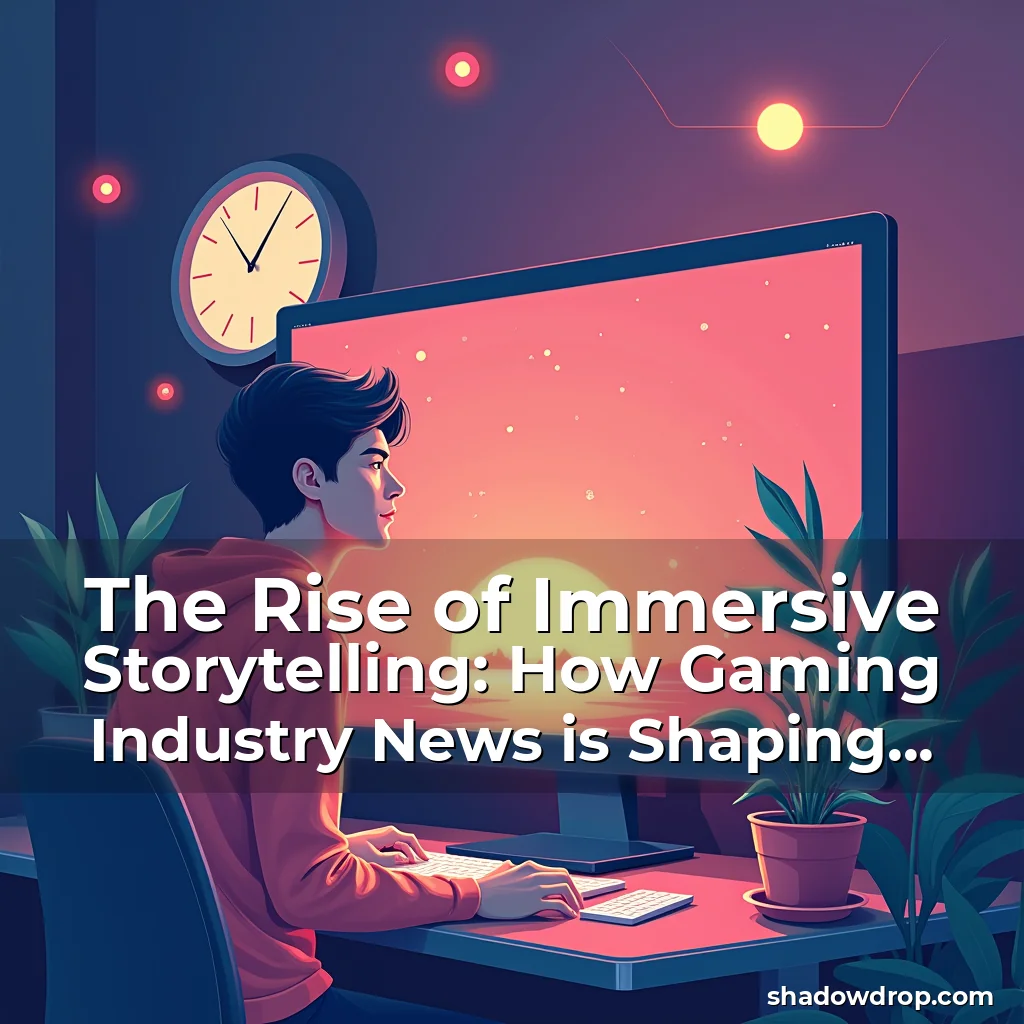 Read more about the article The Rise of Immersive Storytelling: How Gaming Industry News is Shaping Interactive Narratives