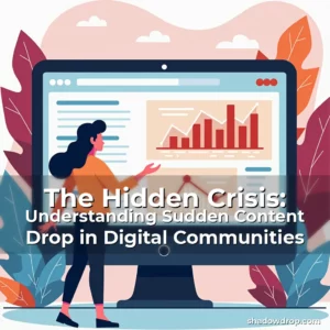 Read more about the article The Hidden Crisis: Understanding Sudden Content Drop in Digital Communities