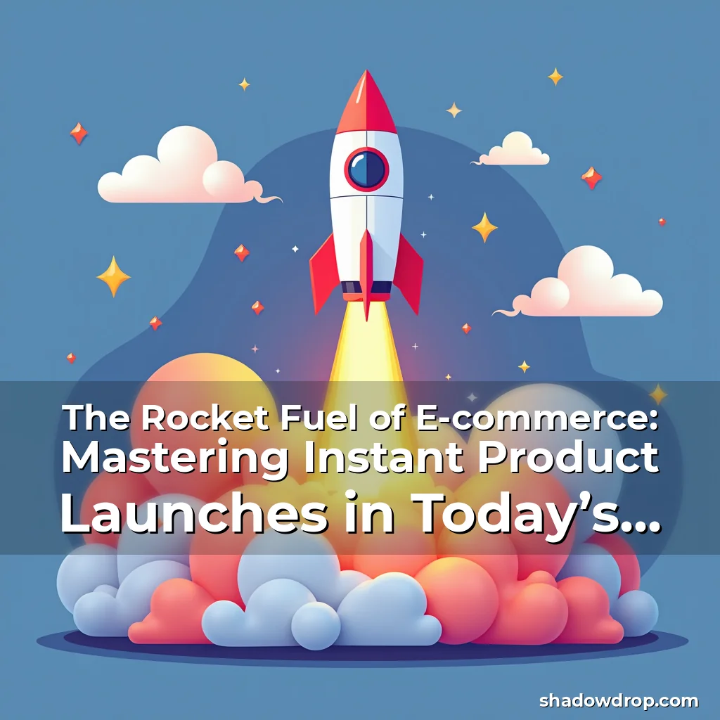 Read more about the article The Rocket Fuel of E-commerce: Mastering Instant Product Launches in Today’s Hypercompetitive Market