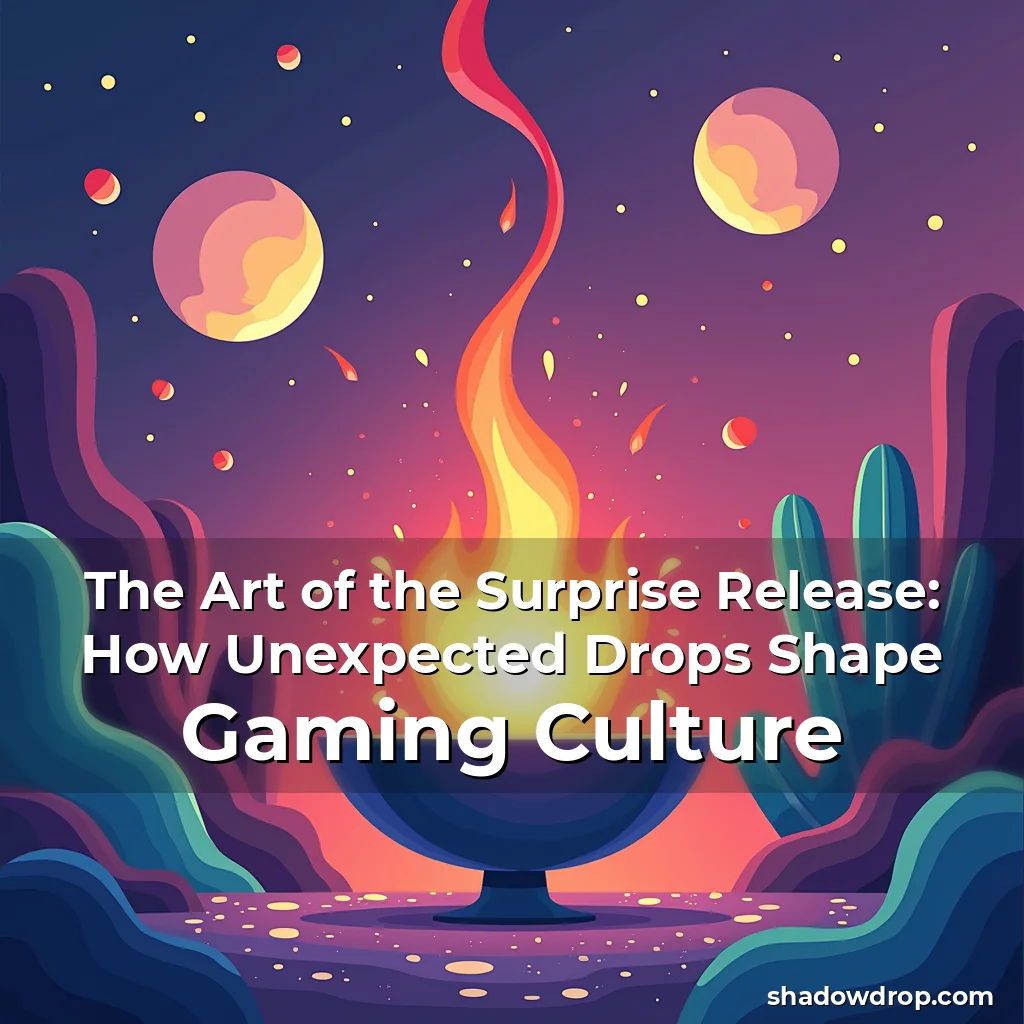 Read more about the article The Art of the Surprise Release: How Unexpected Drops Shape Gaming Culture