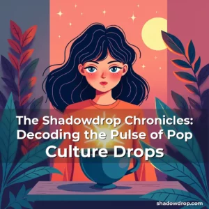 Artistic representation for The Shadowdrop Chronicles: Decoding the Pulse of Pop Culture Drops